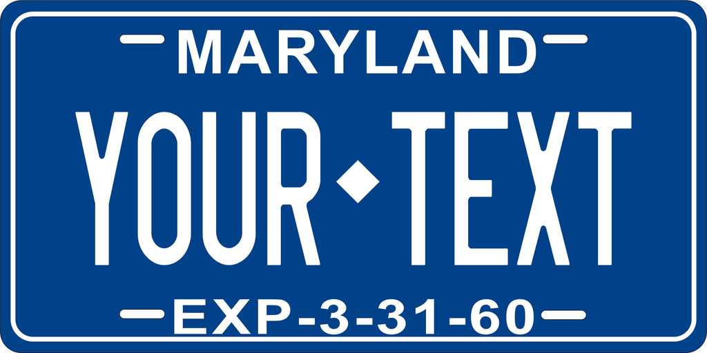 Maryland 1960 License Plate Personalized Novelty Fun Car Bike Motorcycle