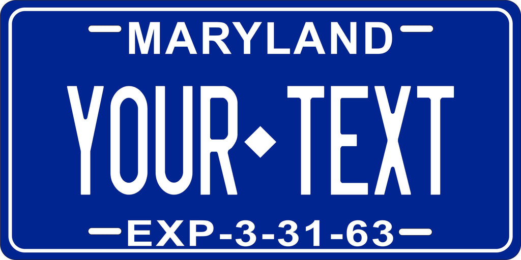 Maryland 1963 License Plate Personalized Novelty Fun Car Bike Motorcycle