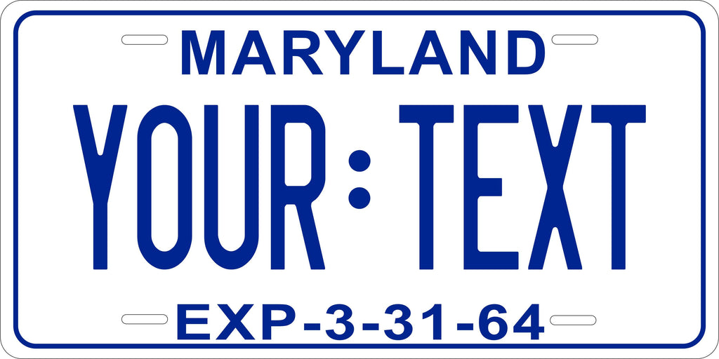 Maryland 1964 License Plate Personalized Novelty Fun Car Bike Motorcycle