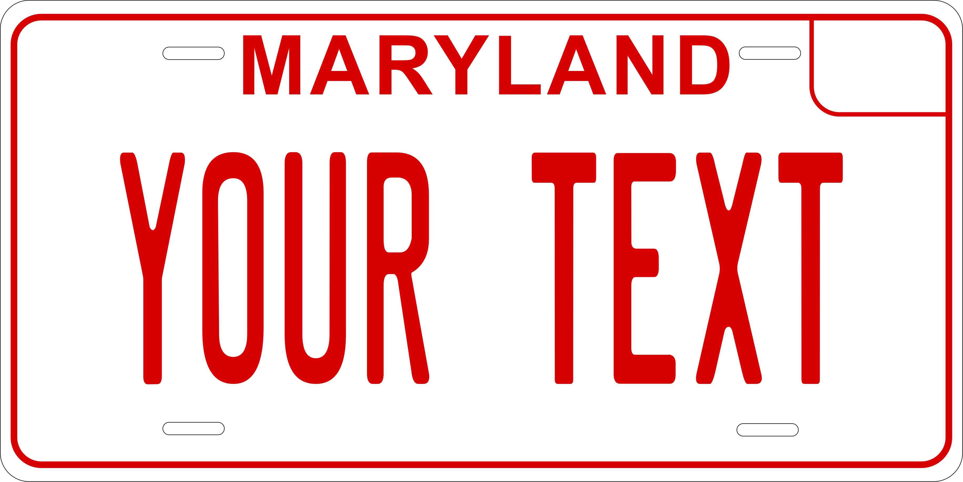 Maryland 1976 License Plate Personalized Novelty Fun Car Bike Motorcycle