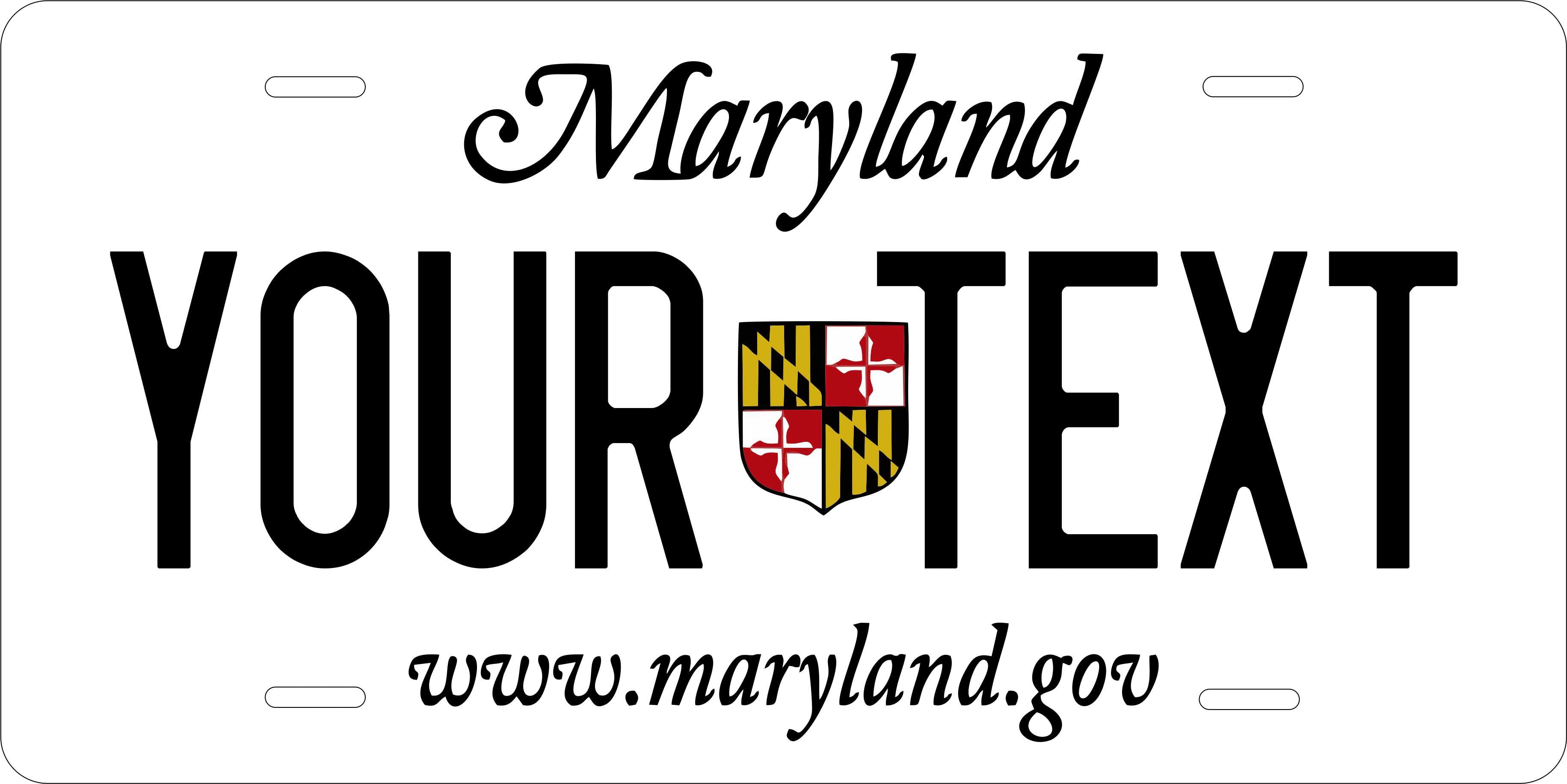 Maryland 1986 License Plate Personalized Novelty Fun Car Bike Motorcycle