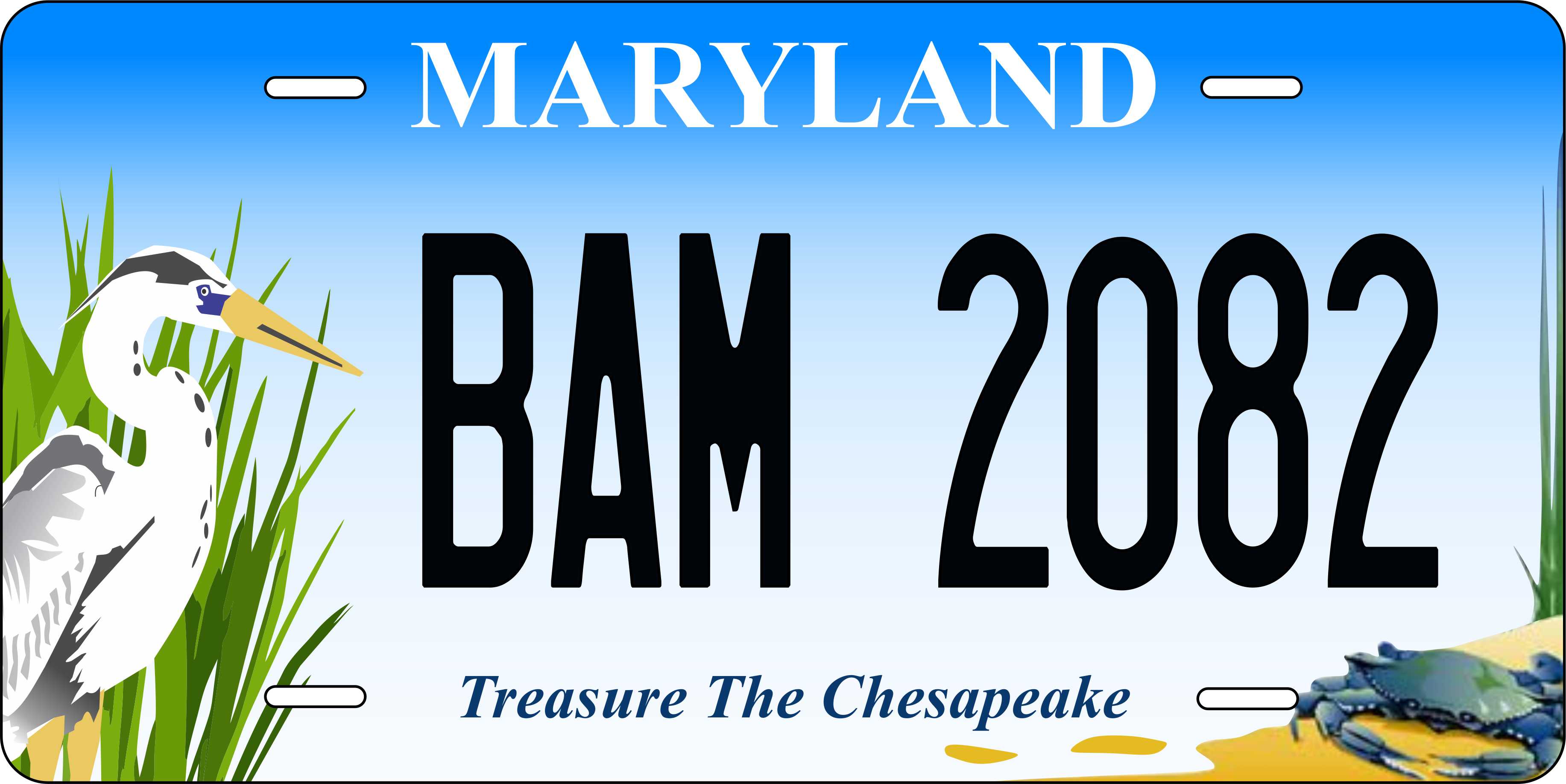 Maryland Bird ver1  License Plate Personalized Novelty Fun Car Bike Motorcycle