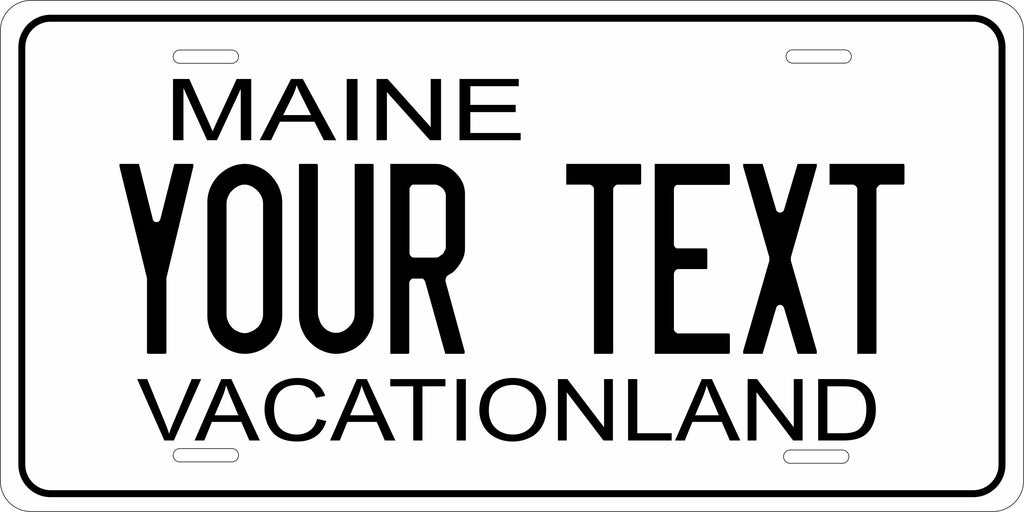 Maine 1950-67 License Plate Yellow personalized Novelty Fun Car Bike Motorcycle