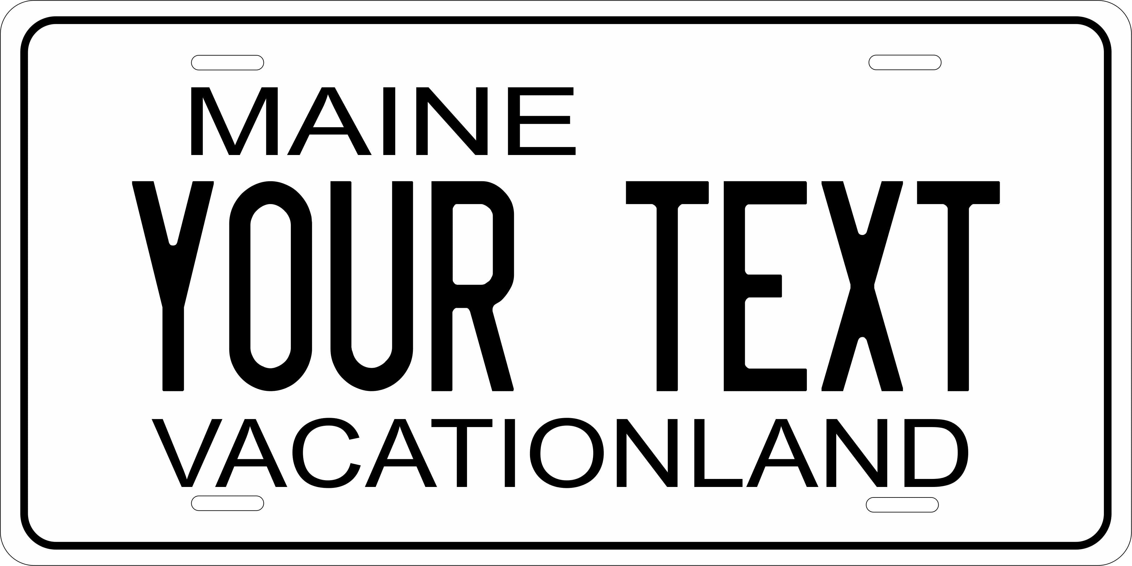 Maine 1950-67 License Plate Yellow personalized Novelty Fun Car Bike Motorcycle