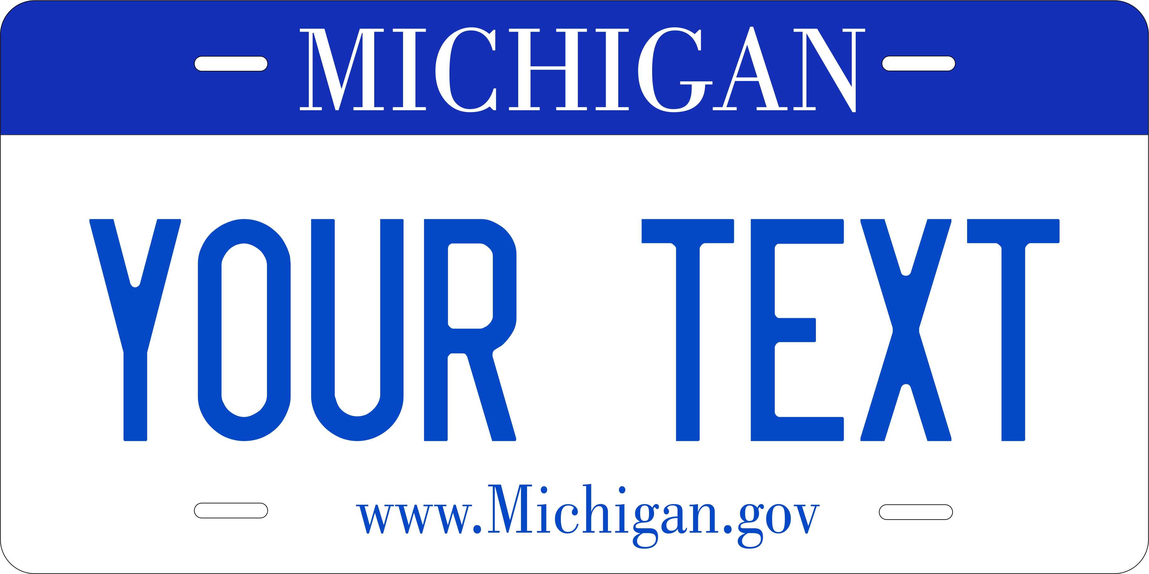 Michigan 2007  License Plate Personalized Novelty Fun Car Bike Motorcycle