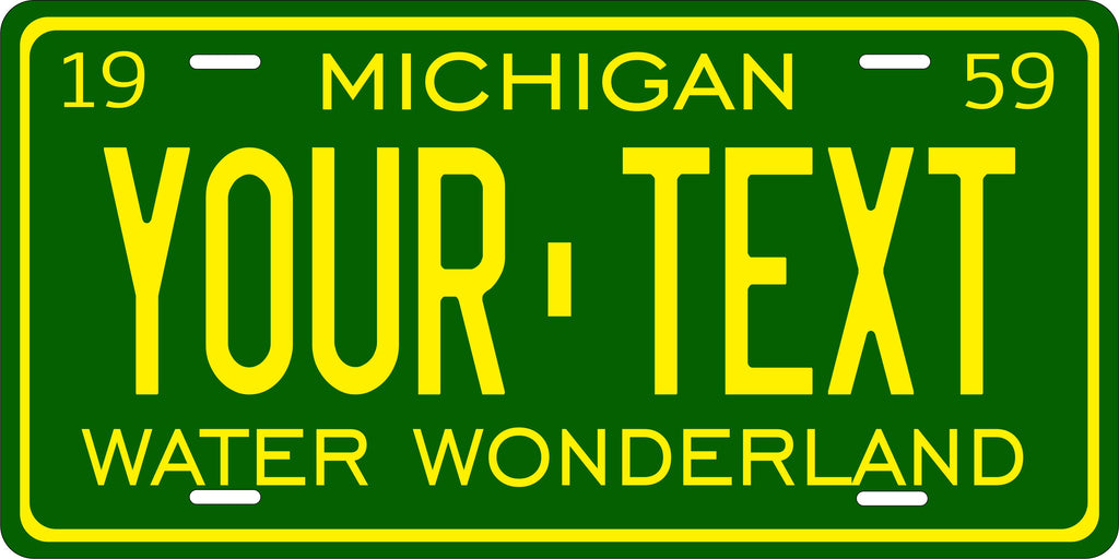Michigan 1959 License Plate Personalized Novelty Fun Car Bike Motorcycle