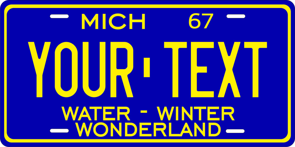 Michigan 1967 License Plate Personalized Novelty Fun Car Bike Motorcycle