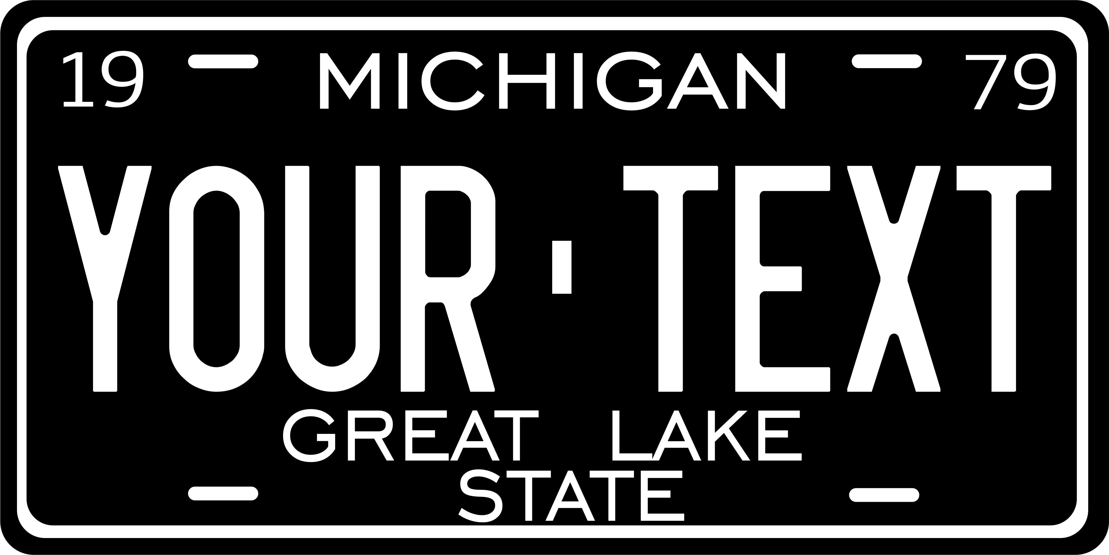 Michigan 1979 License Plate Personalized Novelty Fun Car Bike Motorcycle