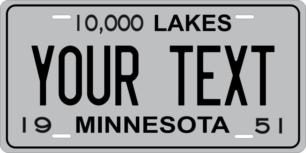 Minnesota 1951 License Plate Personalized Novelty Fun Car Bike Motorcycle