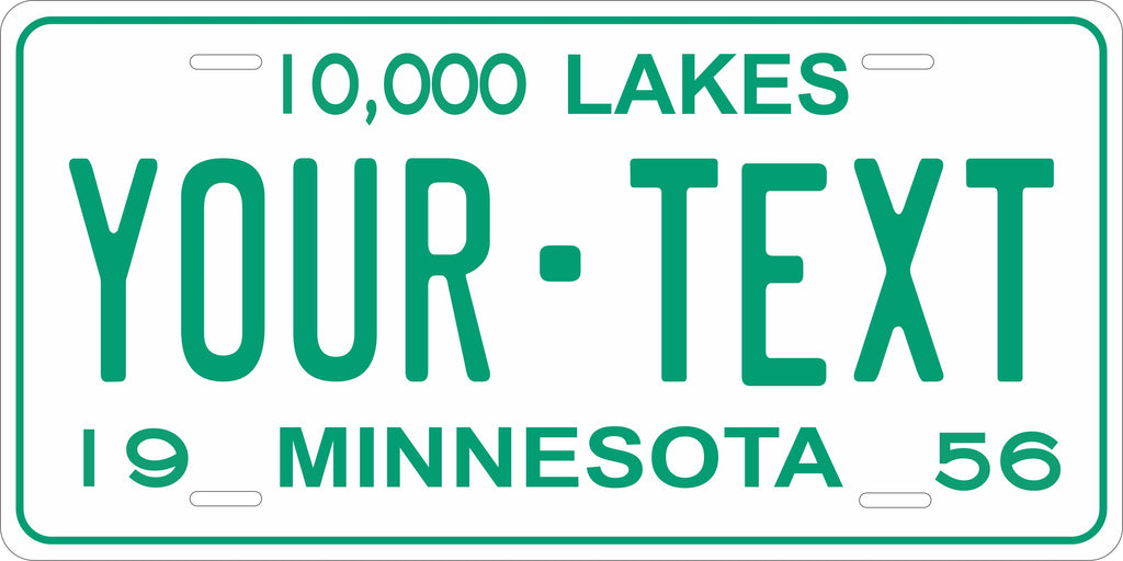 Minnesota 1956  License Plate Personalized Novelty Fun Car Bike Motorcycle