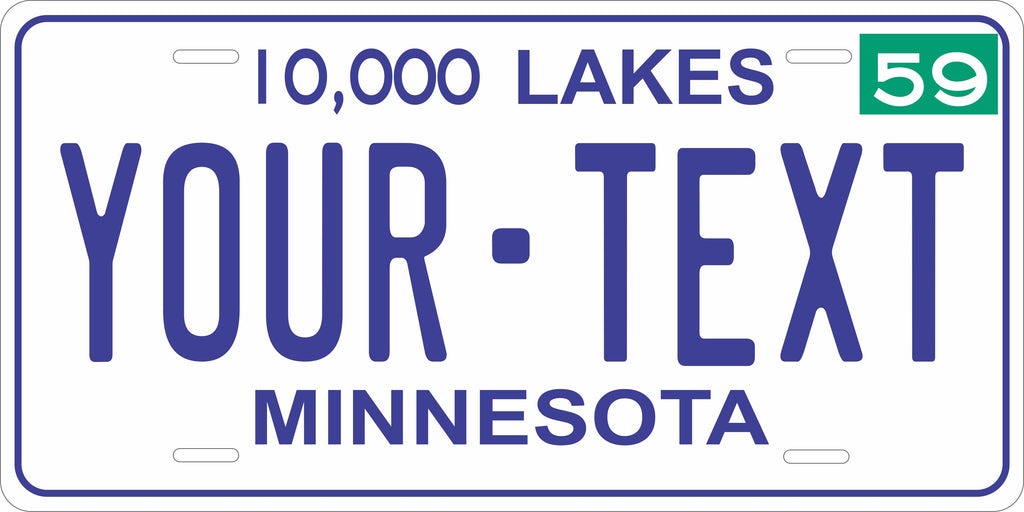 Minnesota 1959  License Plate Personalized Novelty Fun Car Bike Motorcycle