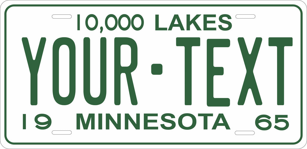 Minnesota 1965  License Plate Personalized Novelty Fun Car Bike Motorcycle