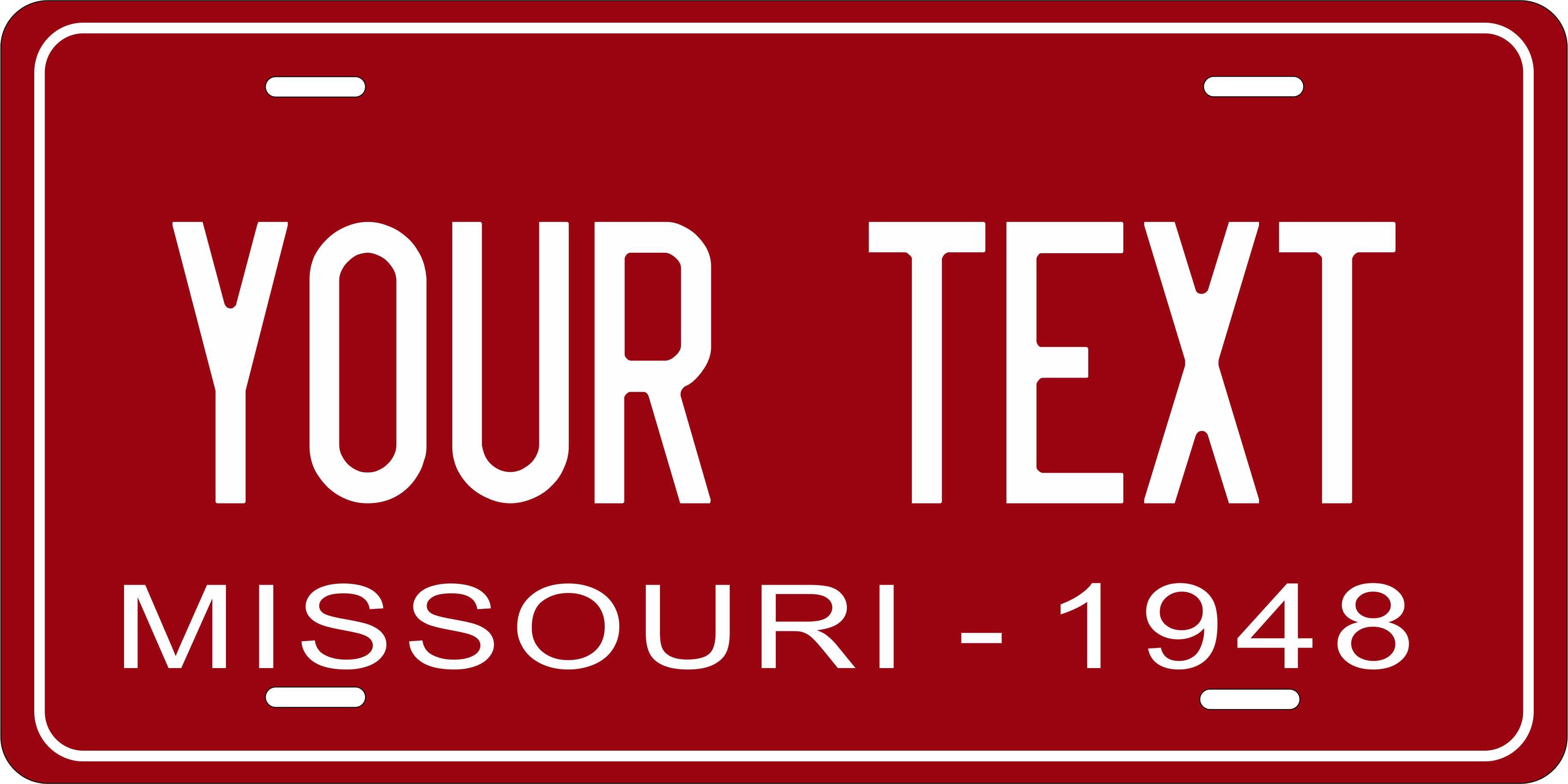 Missouri 1948 License Plate Personalized Novelty Fun Car Bike Motorcycle