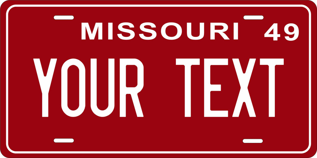 Missouri 1949 License Plate Personalized Novelty Fun Car Bike Motorcycle