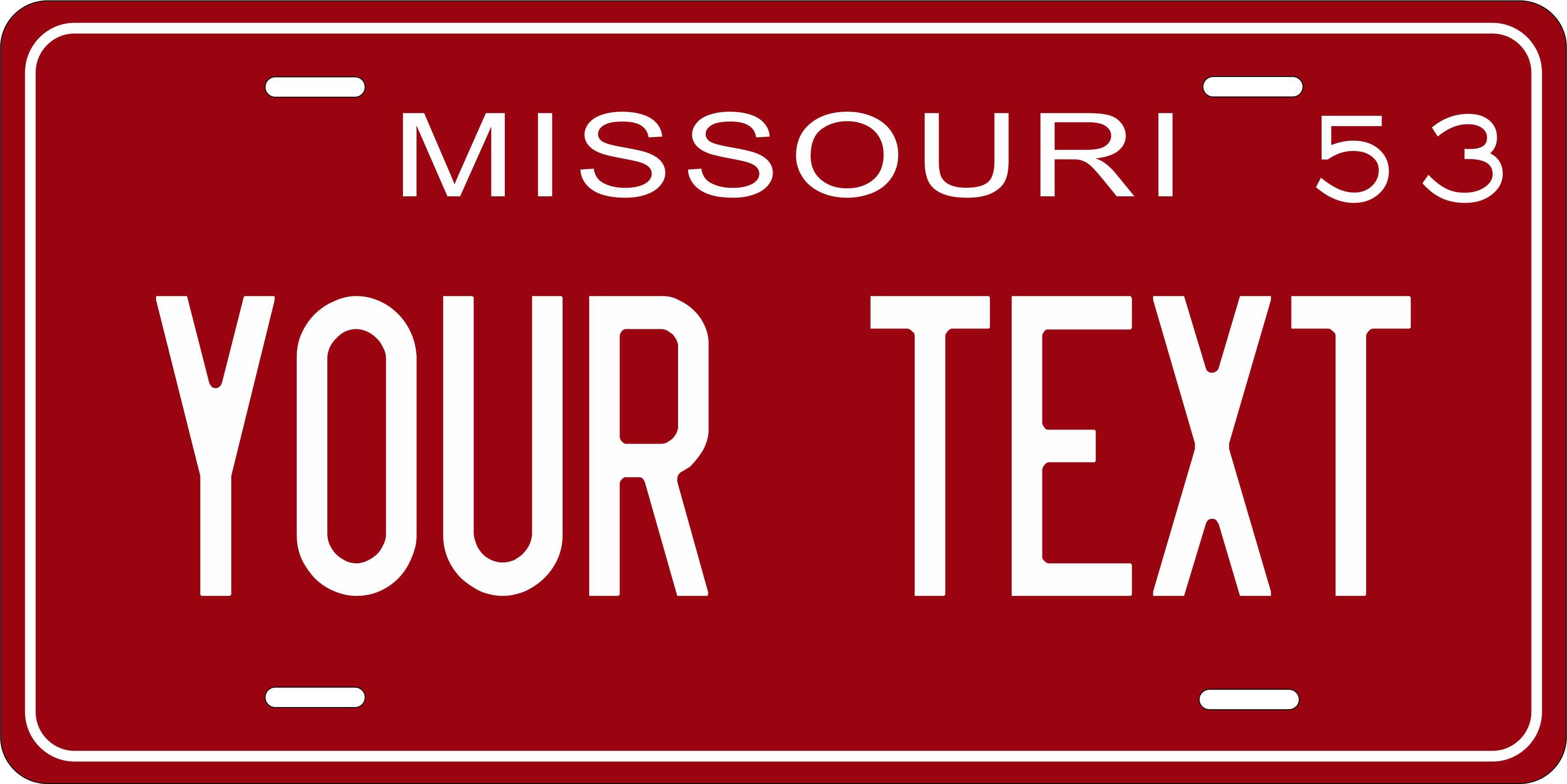 Missouri 1953 License Plate Personalized Novelty Fun Car Bike Motorcycle