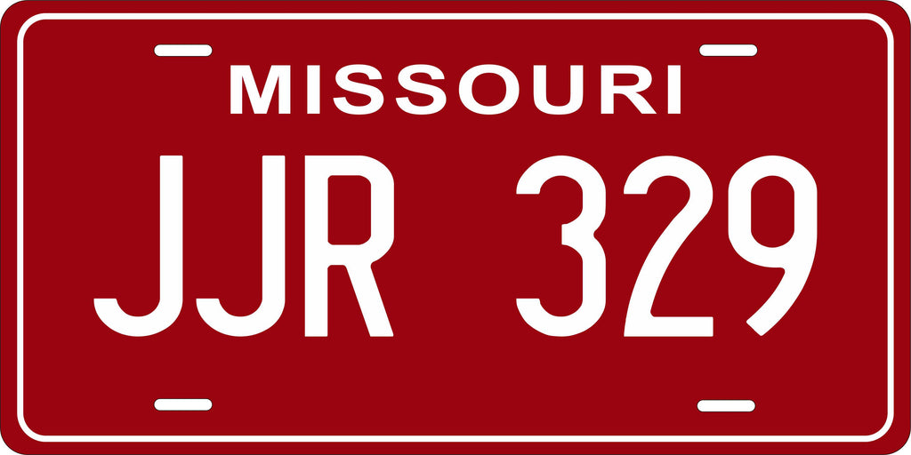 Missouri 1962-7 License Plate Personalized Novelty Fun Car Bike Motorcycle