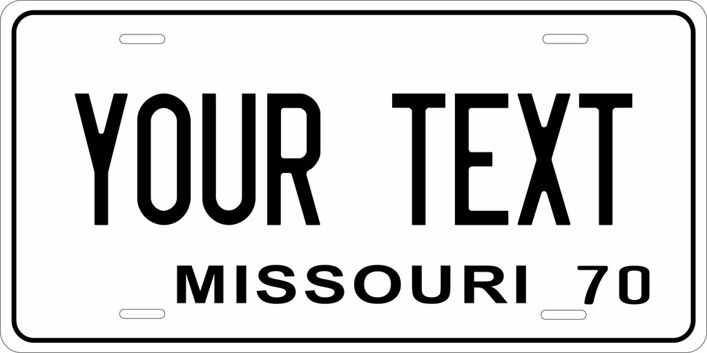 Missouri 1970 License Plate Personalized Novelty Fun Car Bike Motorcycle