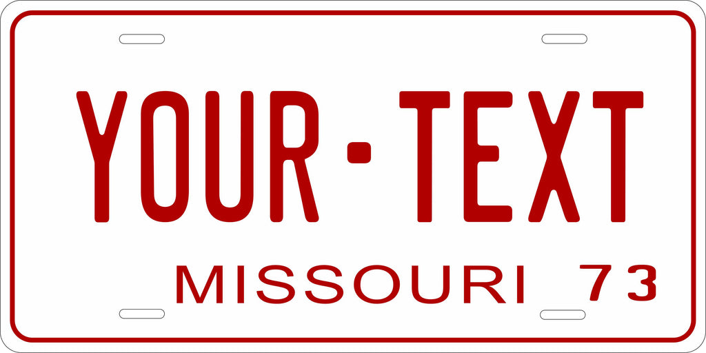 Missouri 1973 License Plate Personalized Novelty Fun Car Bike Motorcycle