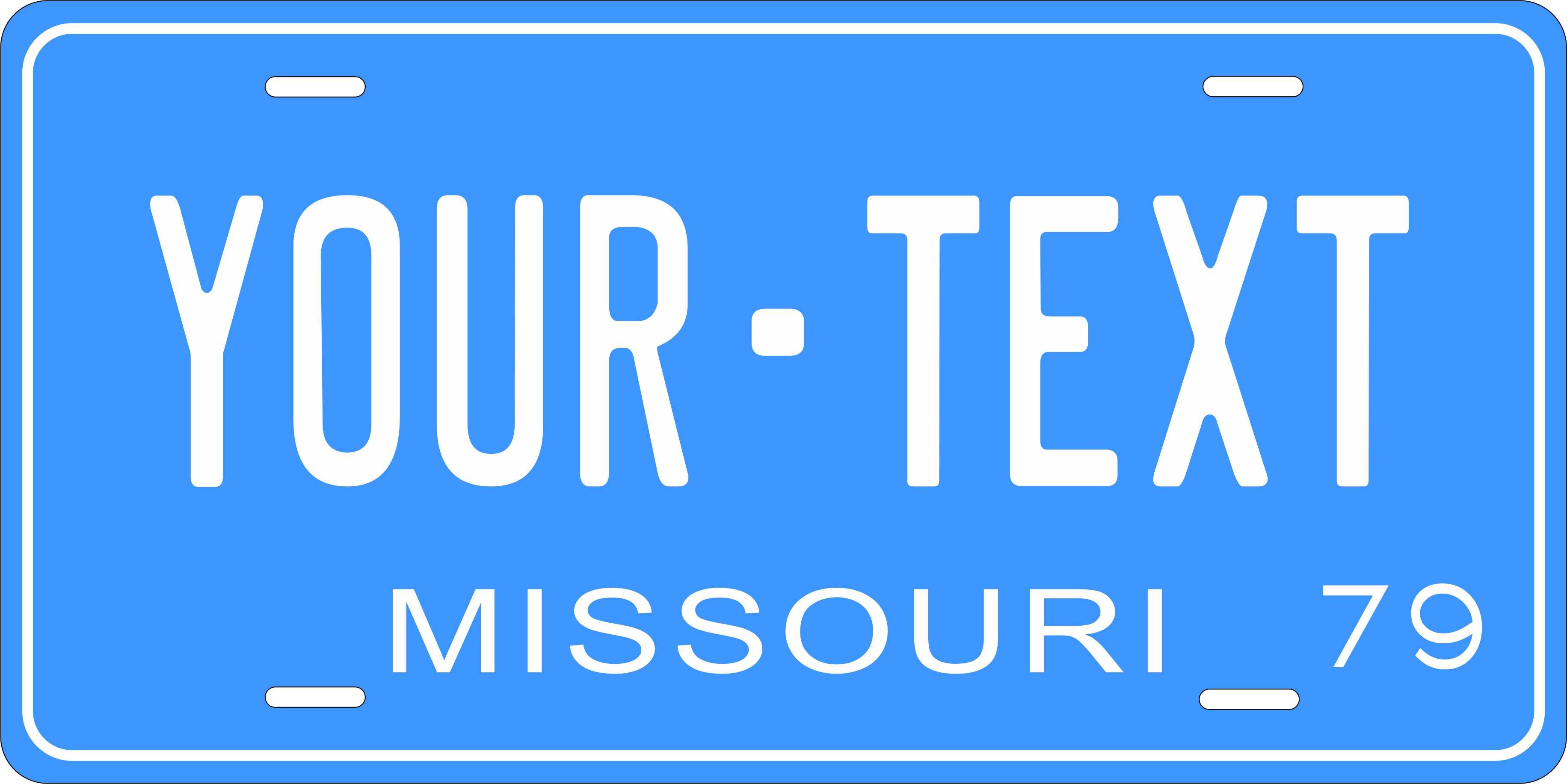 Missouri 1979 License Plate Personalized Novelty Fun Car Bike Motorcycle