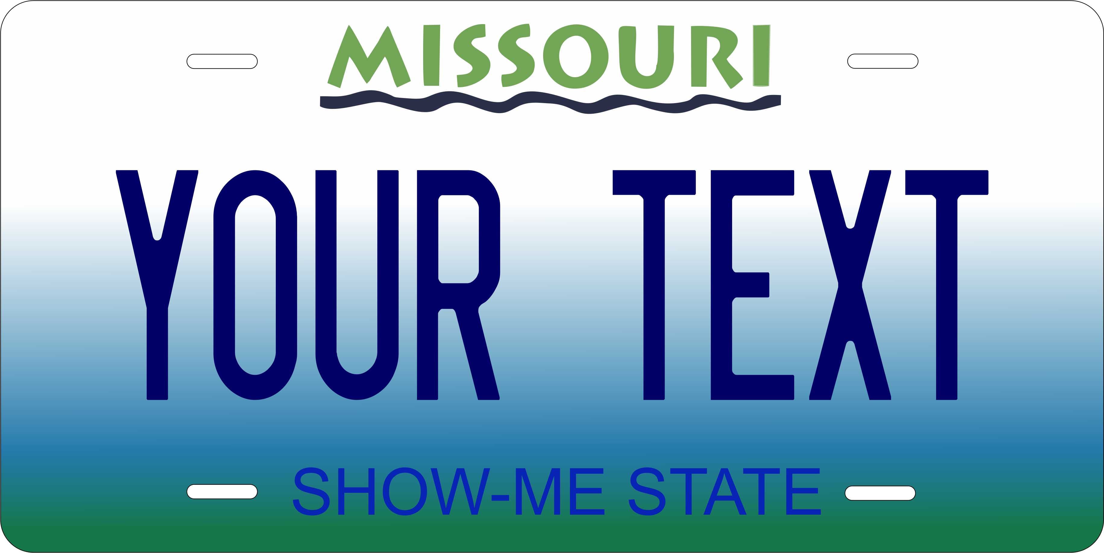 Missouri  1997 License Plate Personalized Novelty Fun Car Bike Motorcycle