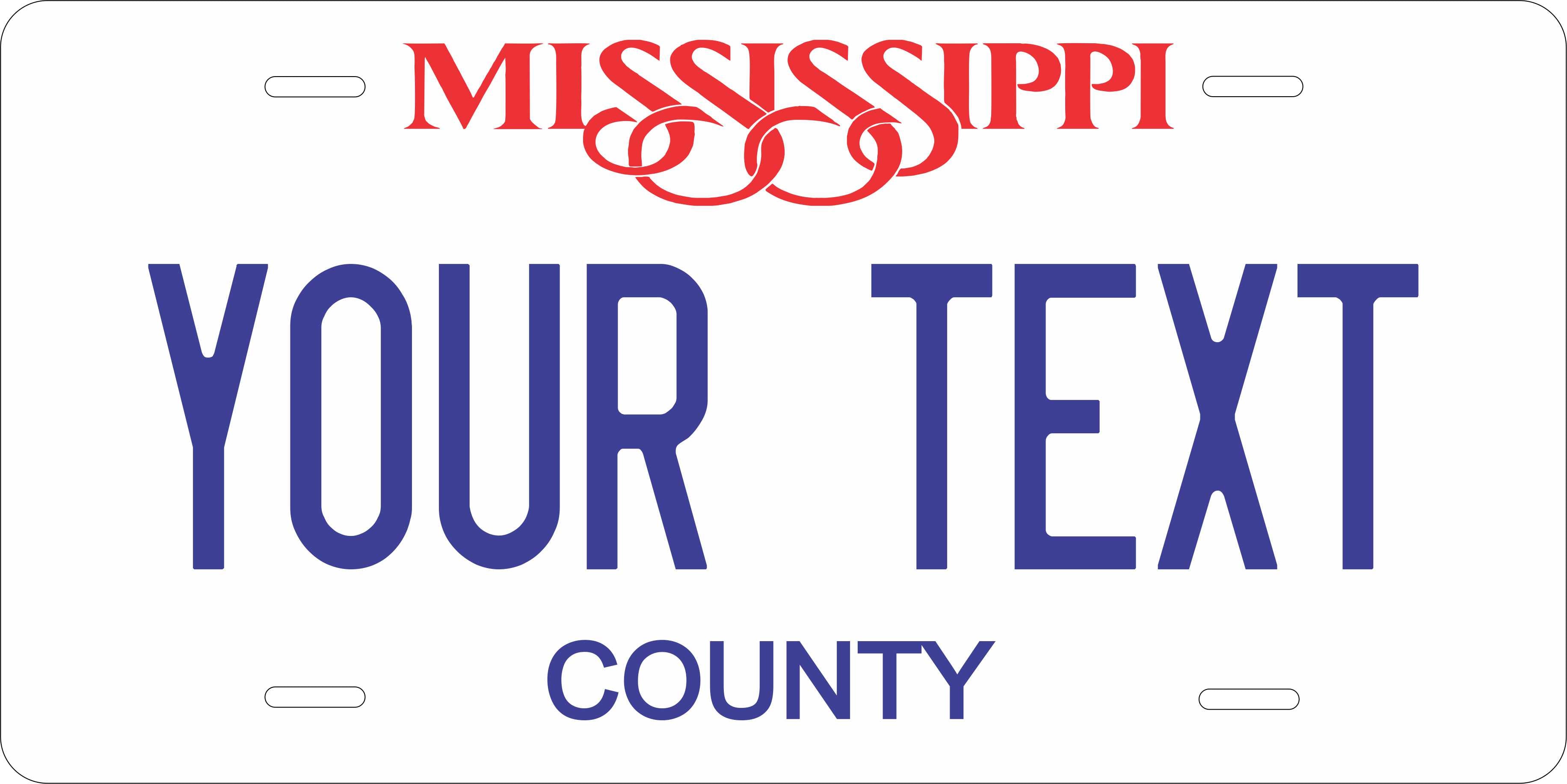 Mississippi 1981-92 License Plate Personalized Novelty Fun Car Bike Motorcycle