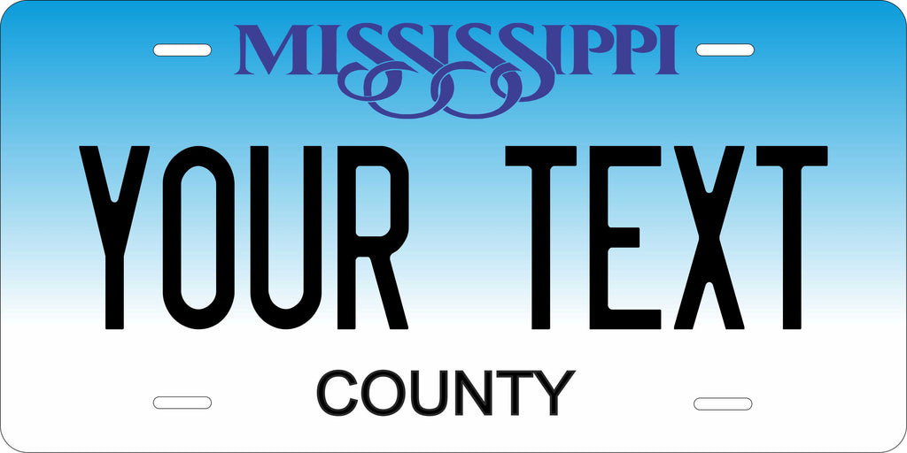 Mississippi 1992-97 License Plate Personalized Novelty Fun Car Bike Motorcycle