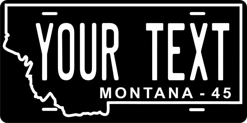 Montana 1945 License Plate Personalized Novelty Fun Car Bike Motorcycle