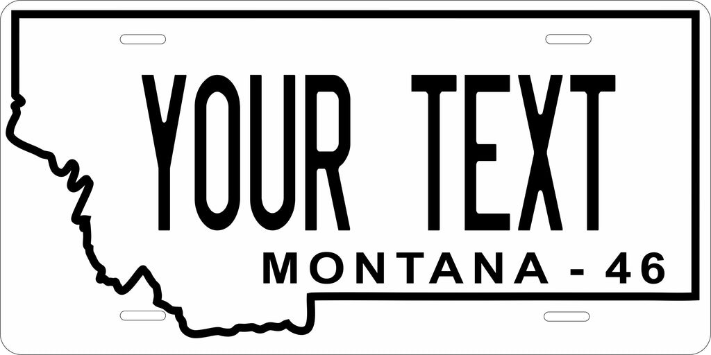 Montana 1946 License Plate Personalized Novelty Fun Car Bike Motorcycle
