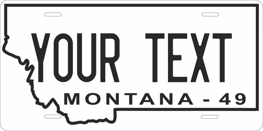 Montana 1949 License Plate Personalized Novelty Fun Car Bike Motorcycle