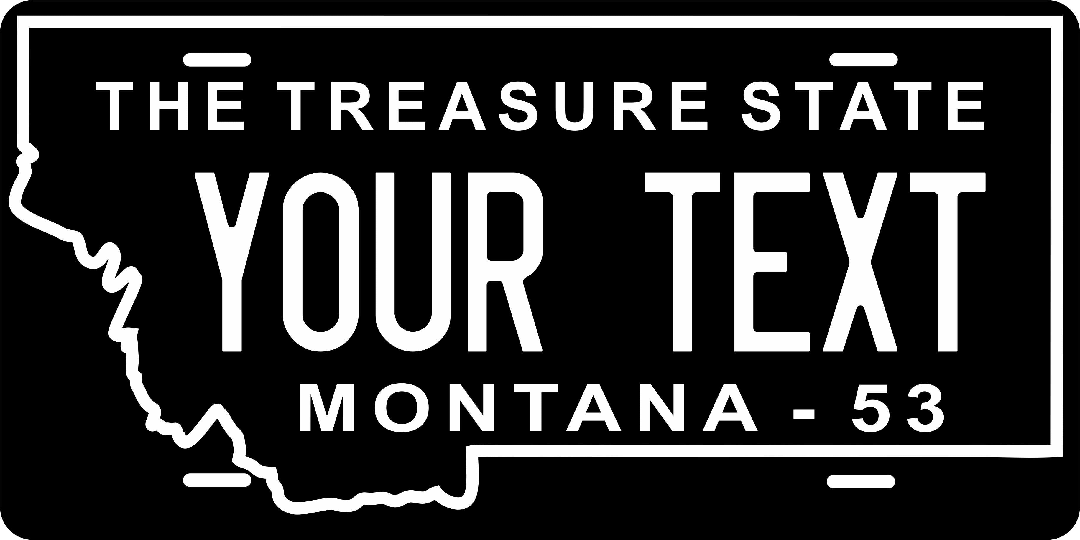 Montana 1953 License Plate Personalized Novelty Fun Car Bike Motorcycle