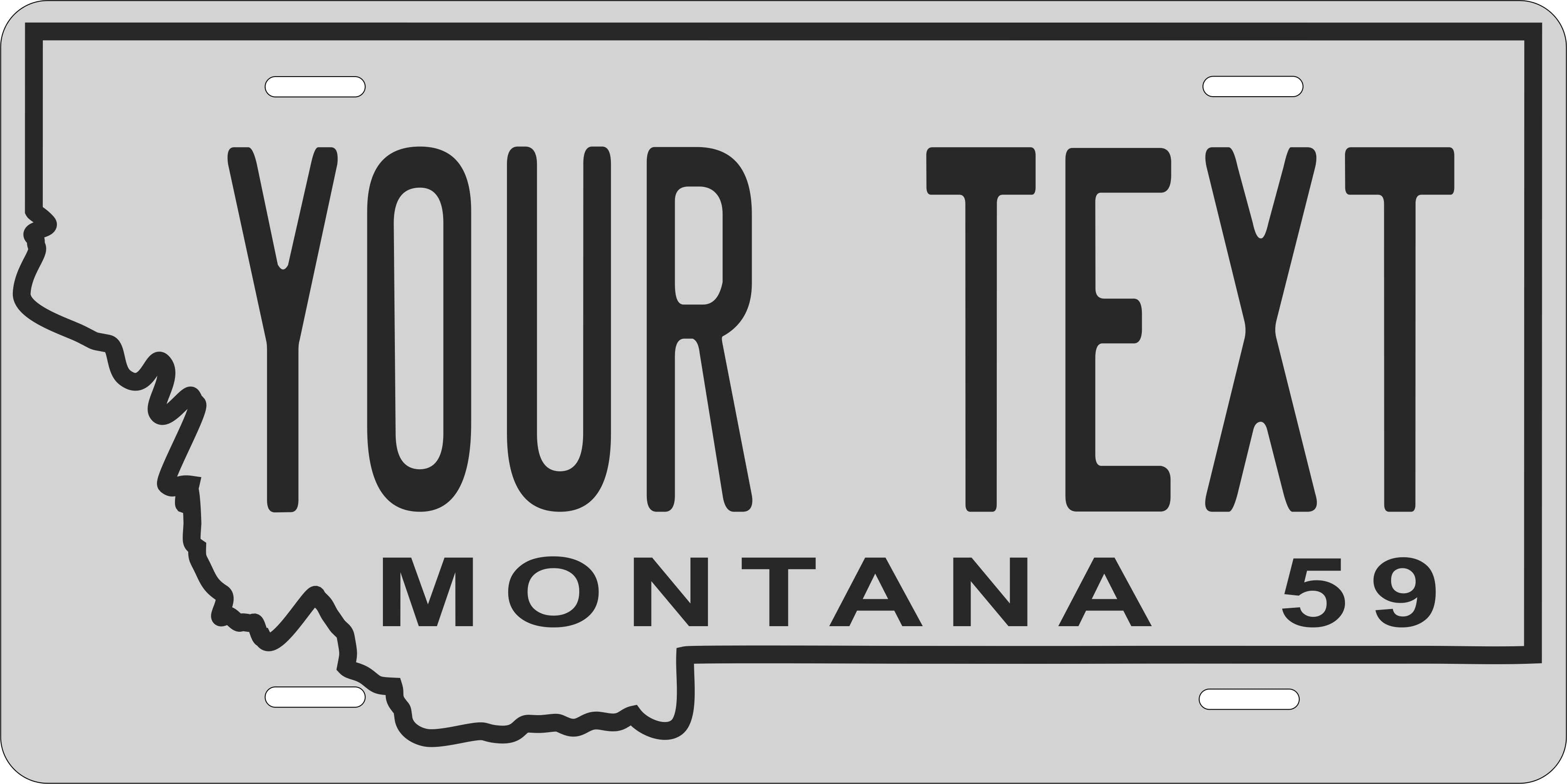 Montana 1959 License Plate Personalized Novelty Fun Car Bike Motorcycle