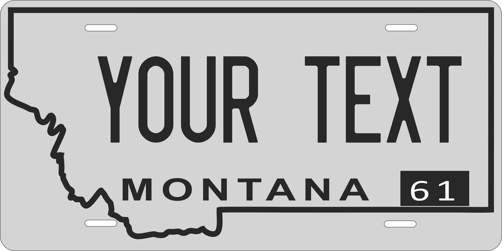 Montana 1961 License Plate Personalized Novelty Fun Car Bike Motorcycle