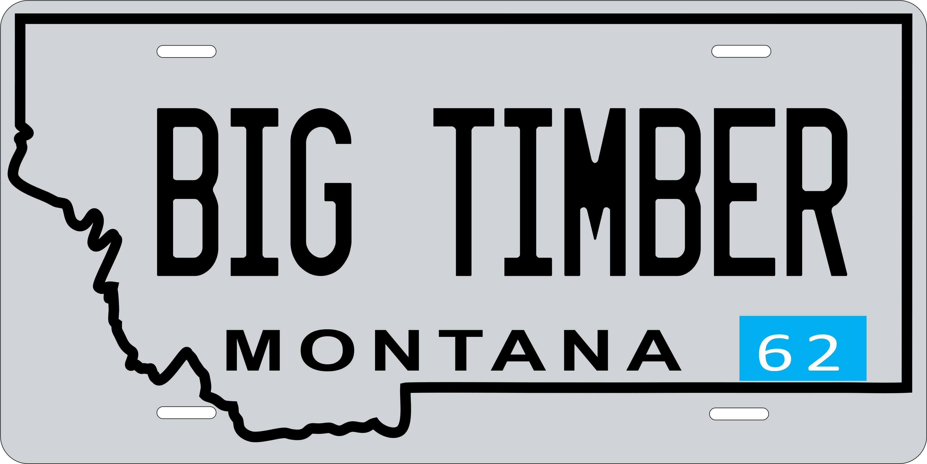 Montana 1962 License Plate Personalized Novelty Fun Car Bike Motorcycle