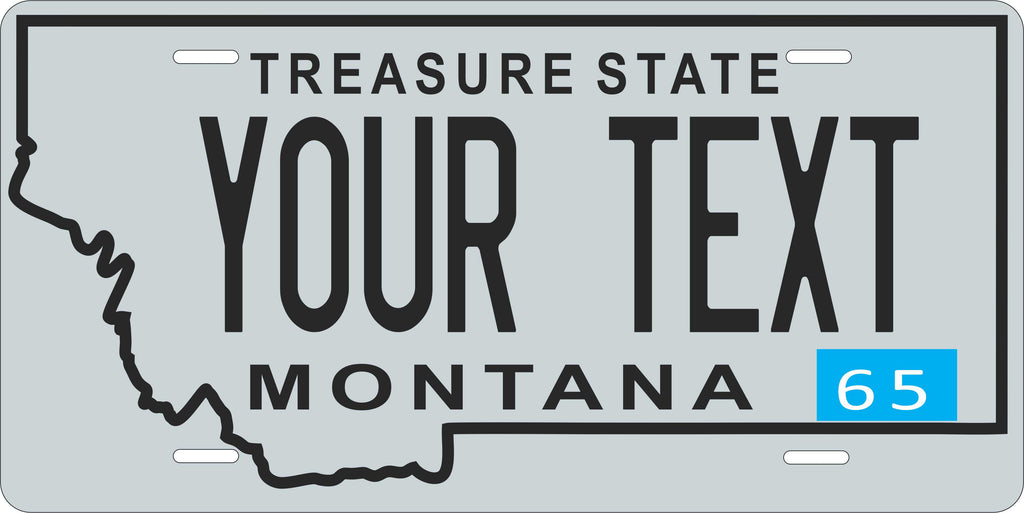 Montana 1965 License Plate Personalized Novelty Fun Car Bike Motorcycle