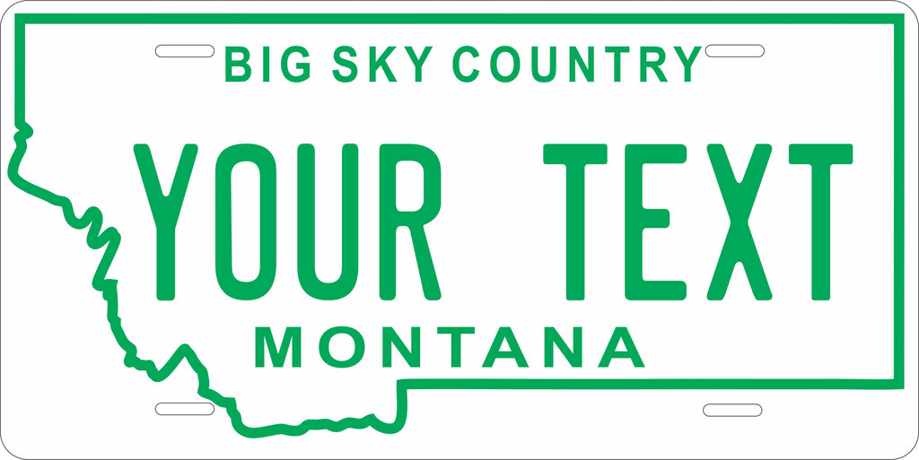 Montana 1968 License Plate Personalized Novelty Fun Car Bike Motorcycle