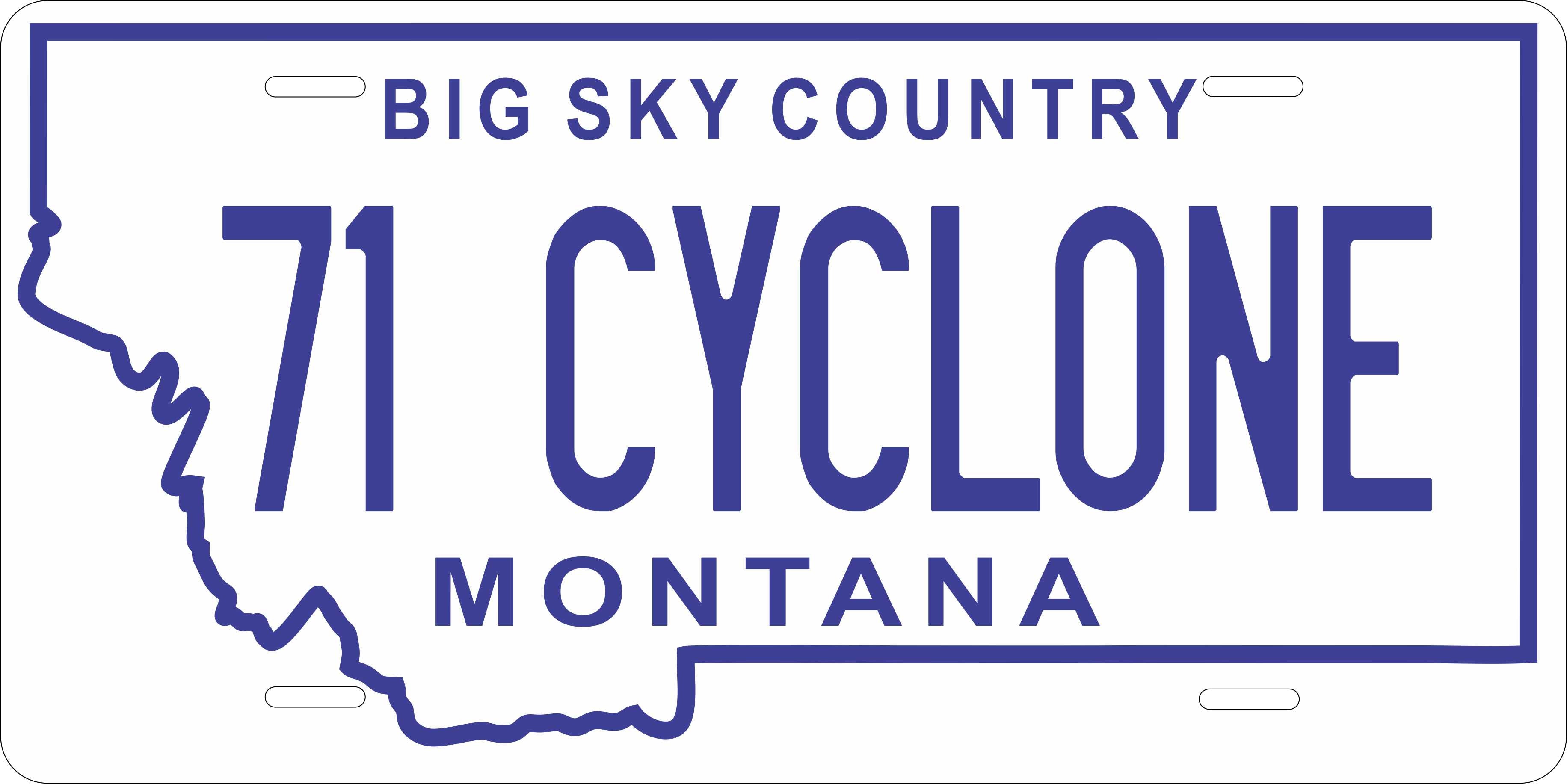 Montana 1970 License Plate Personalized Novelty Fun Car Bike Motorcycle