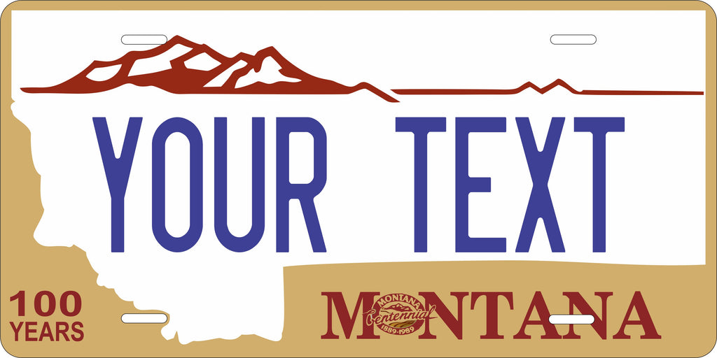 Montana 1987 License Plate Personalized Novelty Fun Car Bike Motorcycle