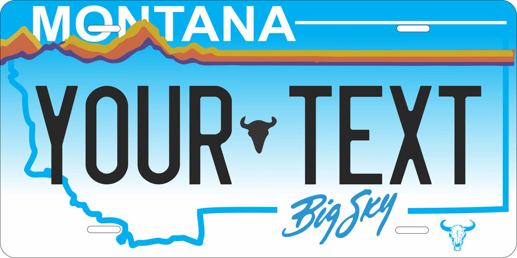 Montana 1991 License Plate Personalized Novelty Fun Car Bike Motorcycle
