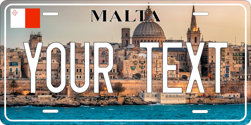 Malta City License Plate personalized Novelty Fun Car Bike Motorcycle