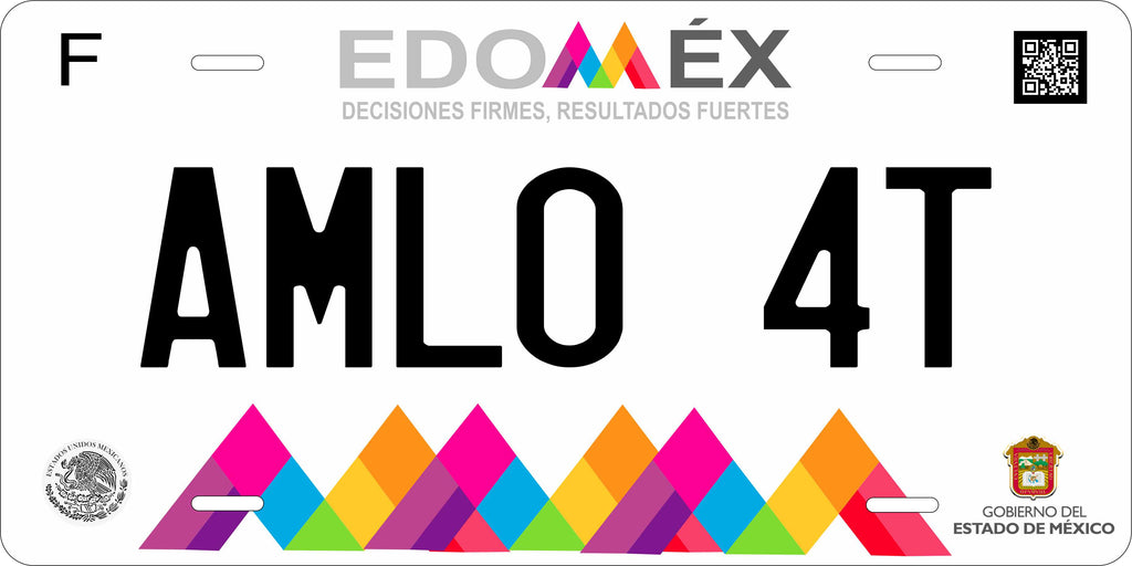 Mexico City 2018 Mexico CA License Plate Personalized Novelty Fun Car Bike Motorcycle