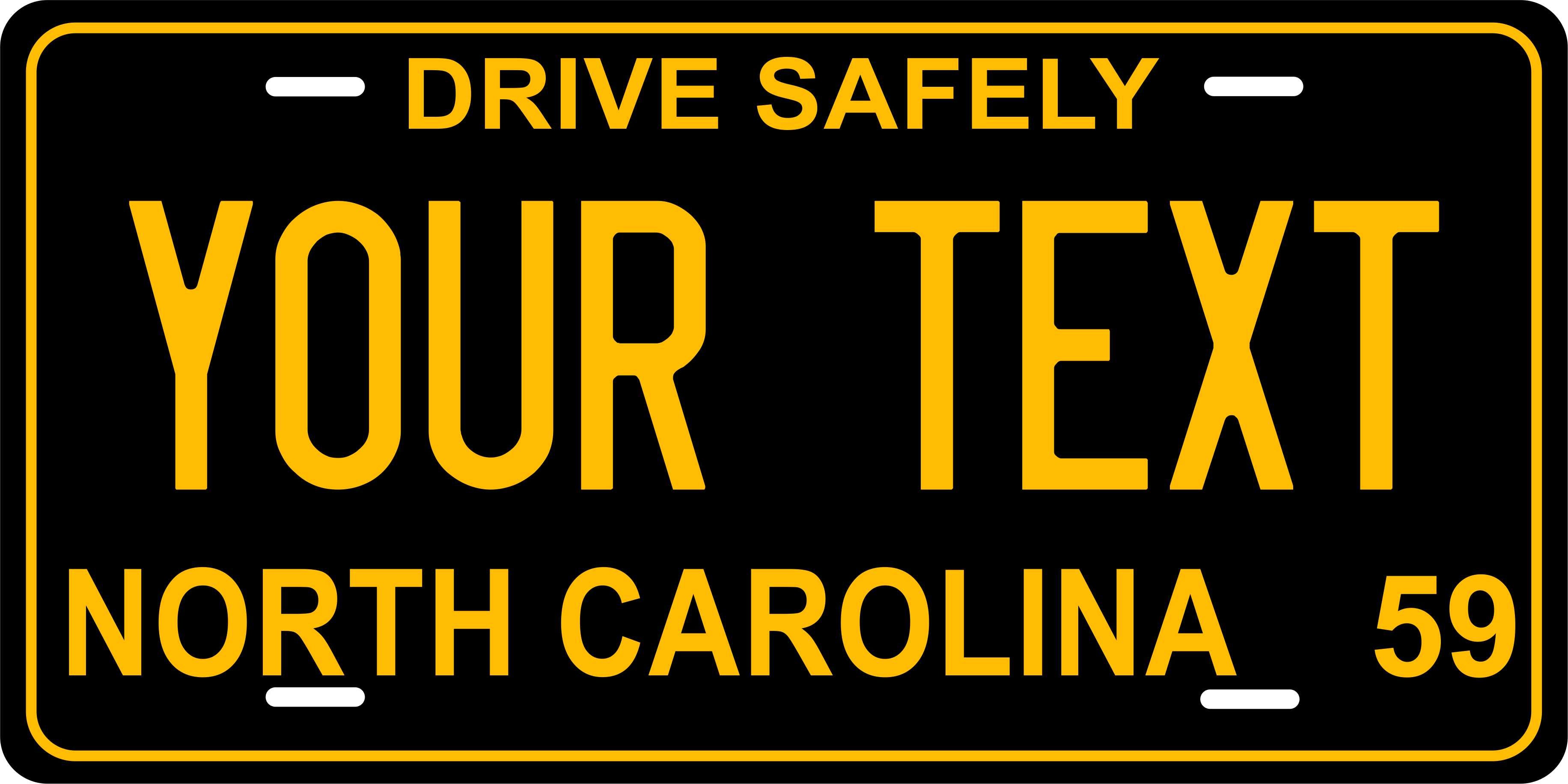 North Carolina 1959 License Plate Custom Novelty Fun Car Bike Motorcycle