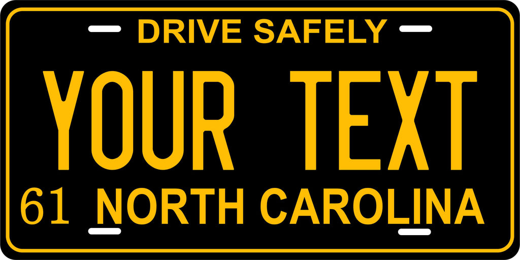 North Carolina 1961 License Plate Personalized Novelty Fun Car Bike Motorcycle