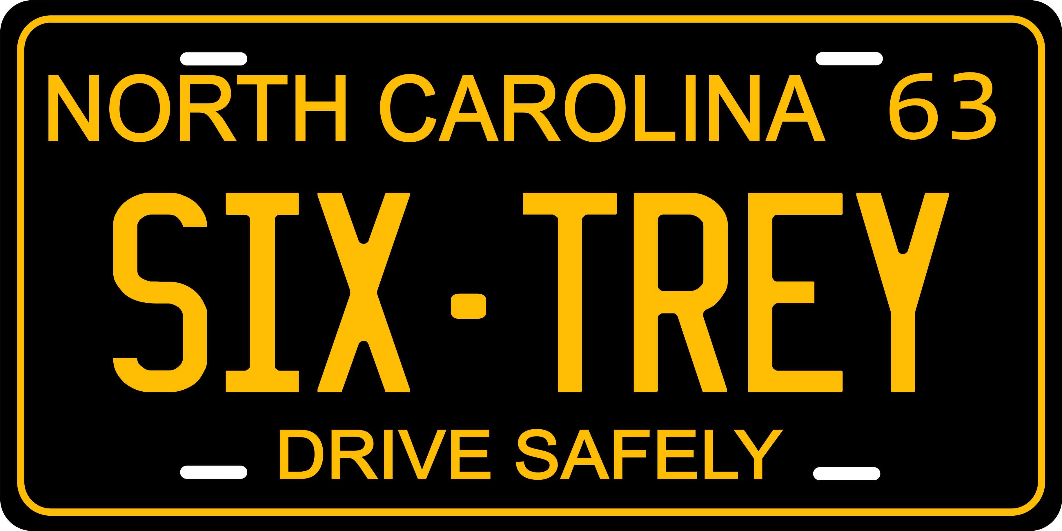 North Carolina 1963 License Plate Personalized Novelty Fun Car Bike Motorcycle