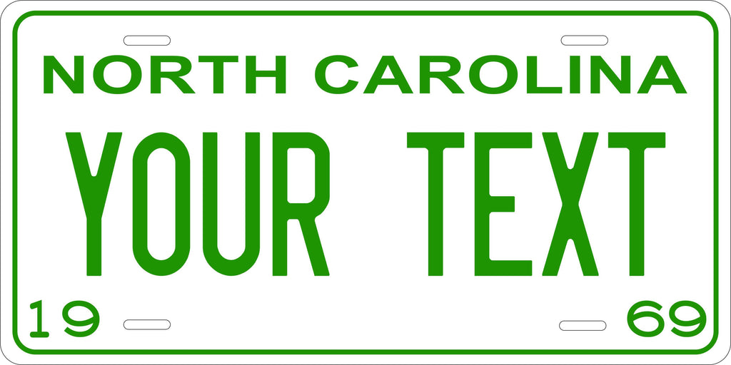 North Carolina 1969 License Plate Personalized Novelty Fun Car Bike Motorcycle