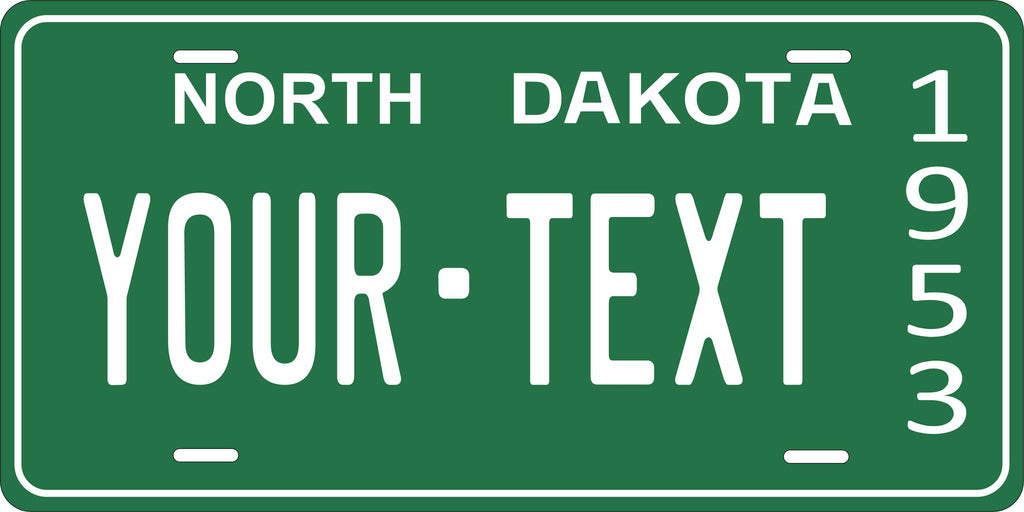 North Dakota 1953 License Plate Personalized Novelty Fun Car Bike Motorcycle