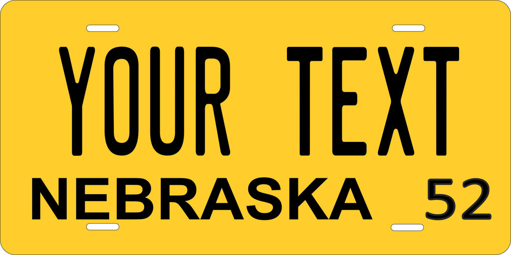 Nebraska 1952 License Plate Personalized Novelty Fun Car Bike Motorcycle