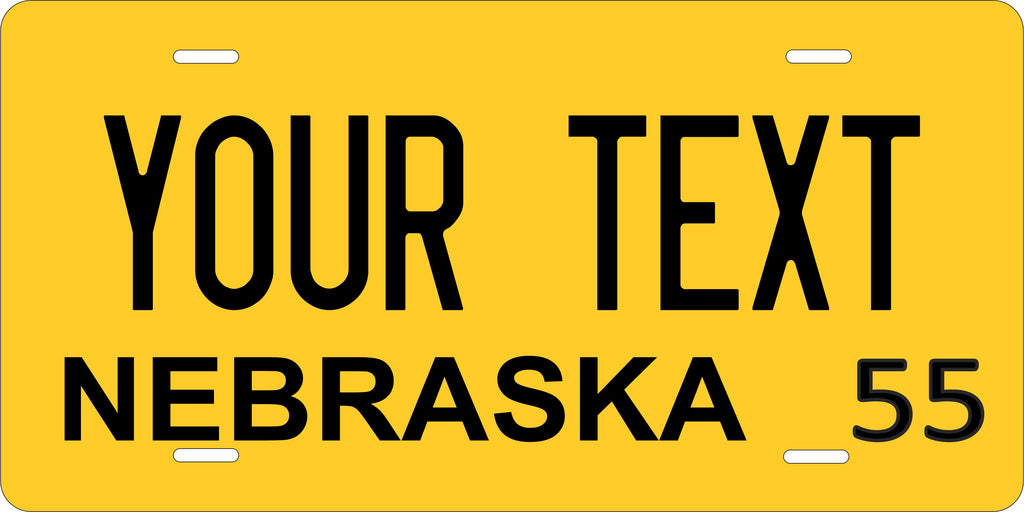 Nebraska 1955 License Plate Personalized Novelty Fun Car Bike Motorcycle