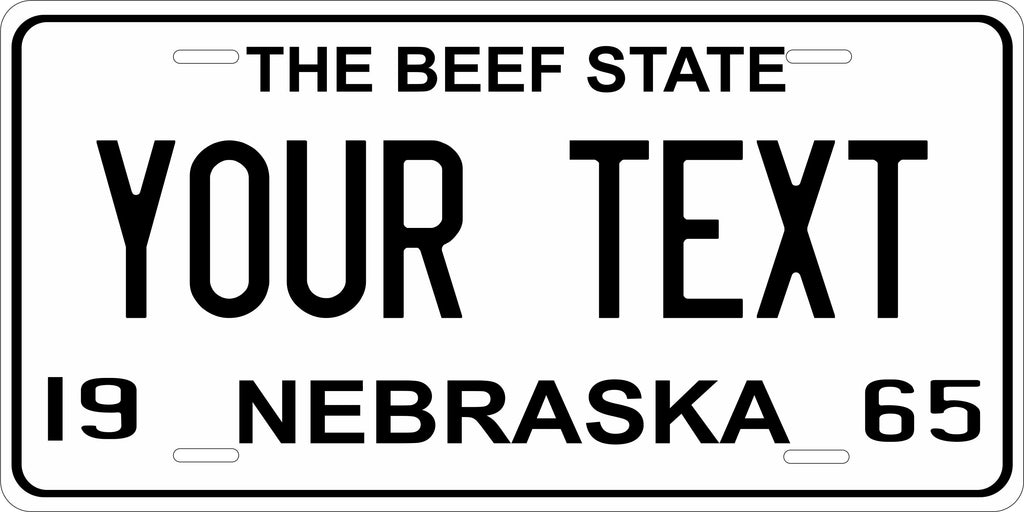 Nebraska 1965 License Plate Personalized Novelty Fun Car Bike Motorcycle