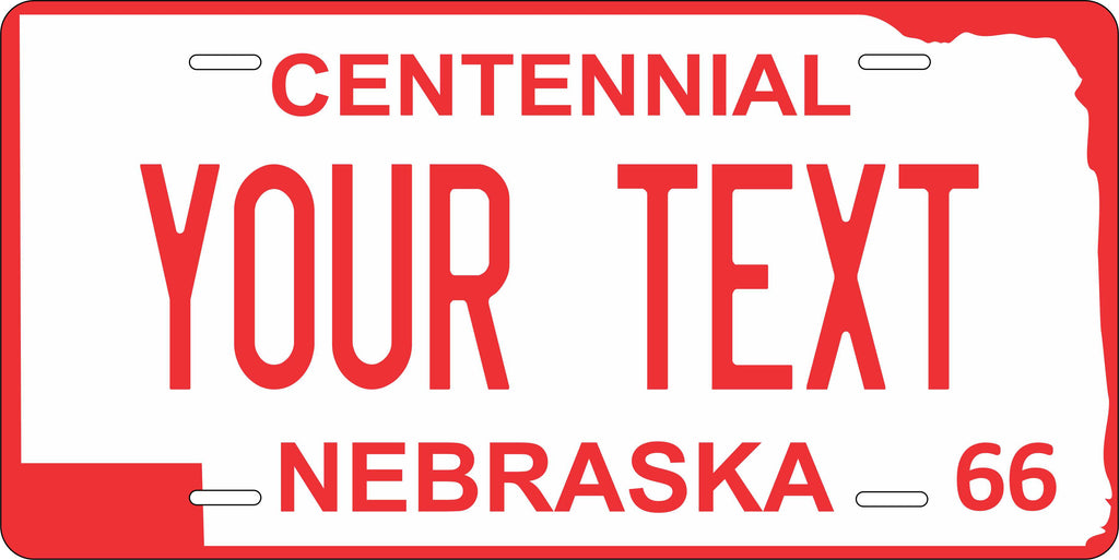 Nebraska 1966 License Plate Personalized Novelty Fun Car Bike Motorcycle