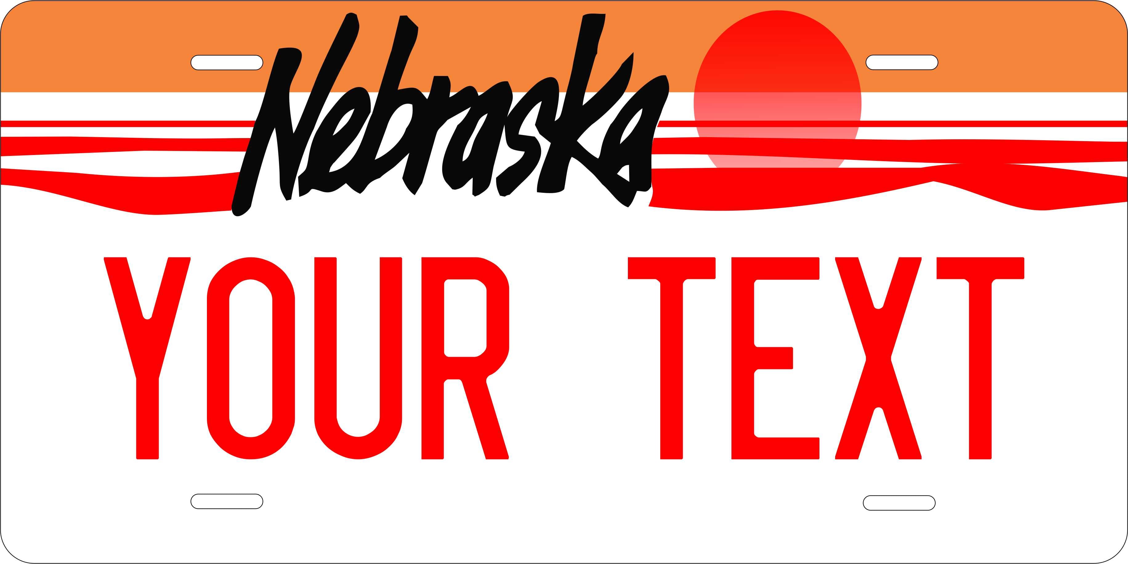 Nebraska 1988 License Plate Personalized Novelty Fun Car Bike Motorcycle